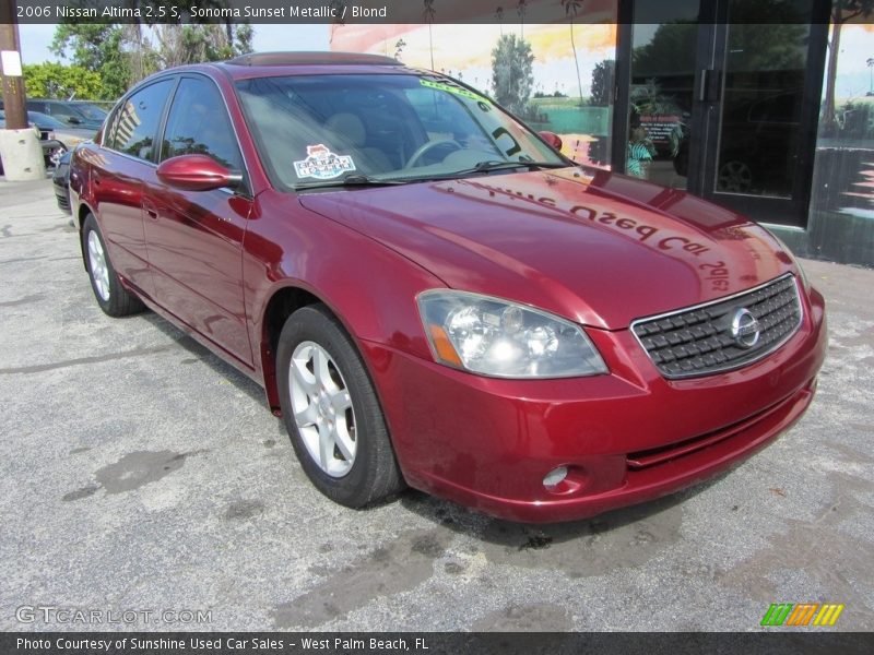 Sonoma Sunset Metallic / Blond 2006 Nissan Altima 2.5 S