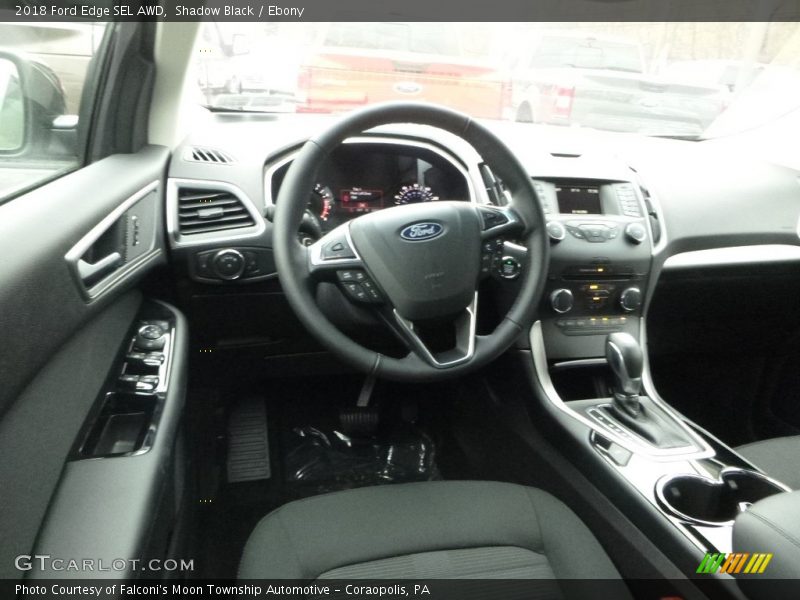 Shadow Black / Ebony 2018 Ford Edge SEL AWD