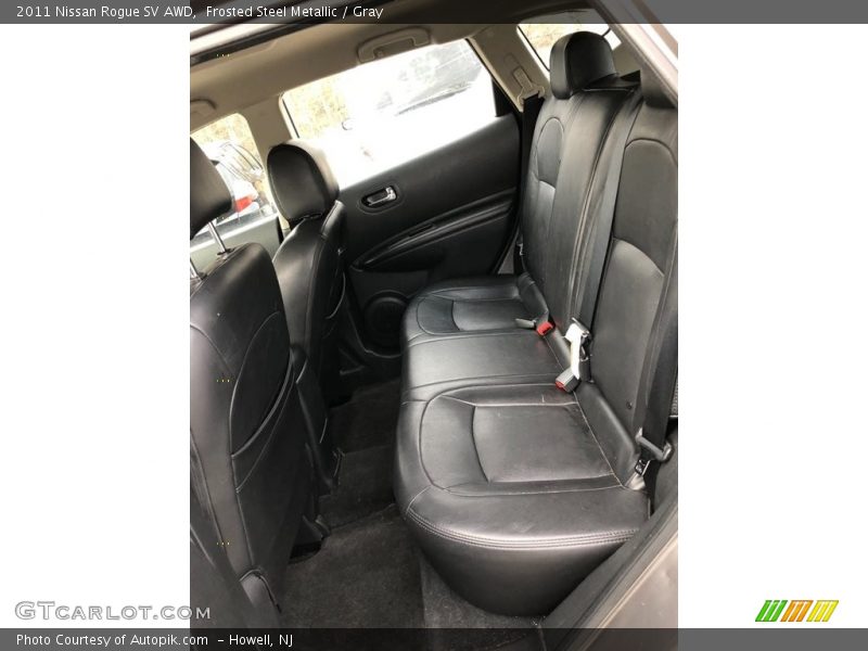 Frosted Steel Metallic / Gray 2011 Nissan Rogue SV AWD