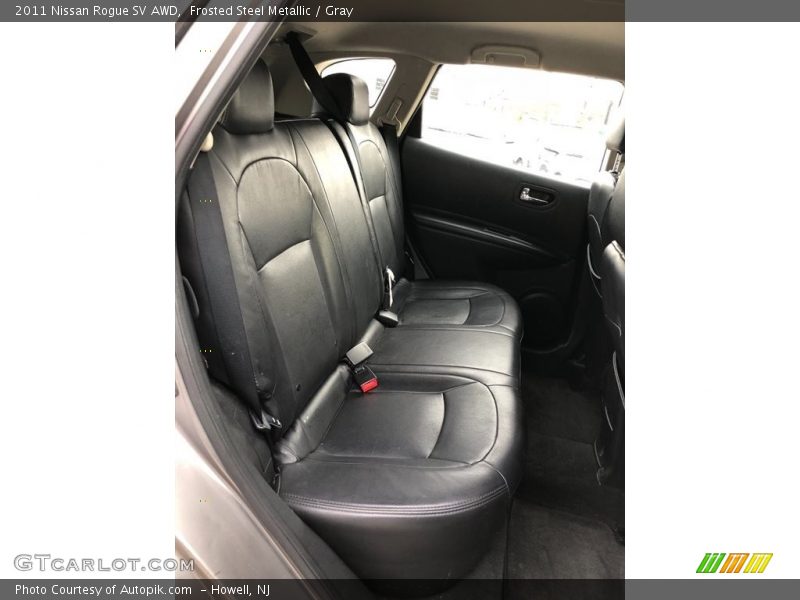 Frosted Steel Metallic / Gray 2011 Nissan Rogue SV AWD