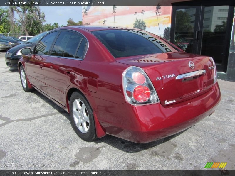 Sonoma Sunset Metallic / Blond 2006 Nissan Altima 2.5 S