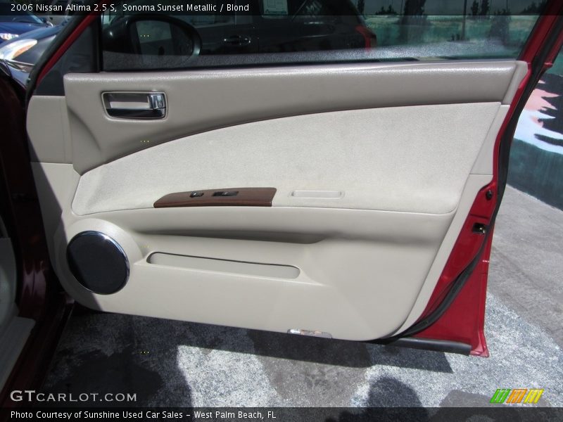 Sonoma Sunset Metallic / Blond 2006 Nissan Altima 2.5 S