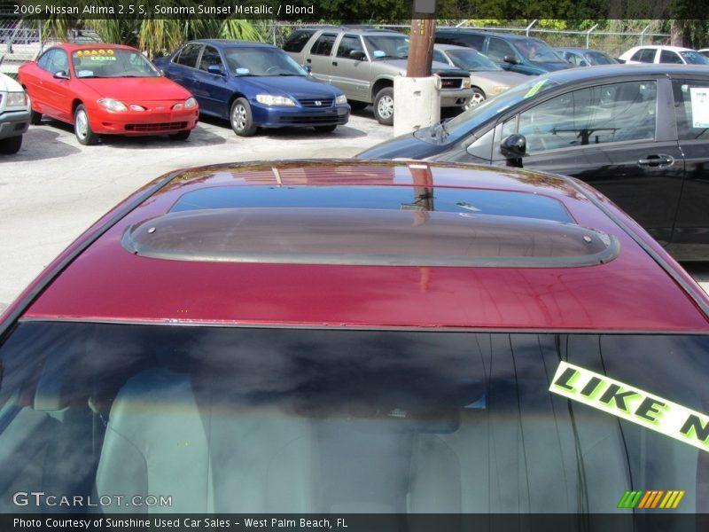 Sonoma Sunset Metallic / Blond 2006 Nissan Altima 2.5 S