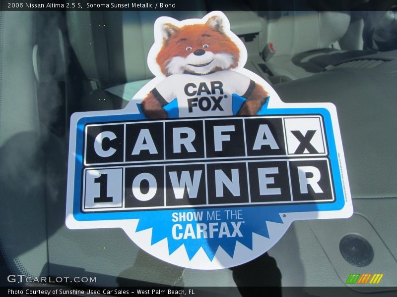 Sonoma Sunset Metallic / Blond 2006 Nissan Altima 2.5 S