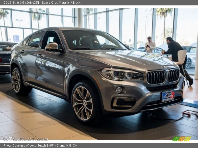 Space Gray Metallic / Black 2018 BMW X6 sDrive35i