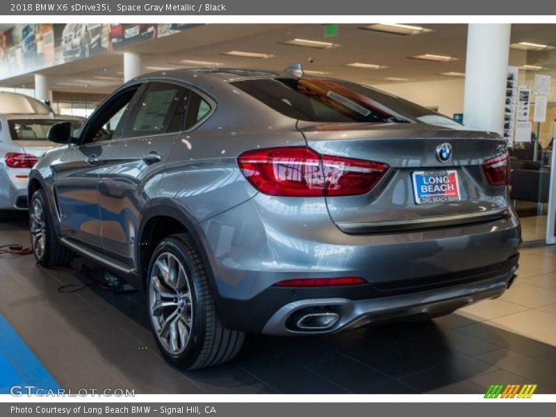 Space Gray Metallic / Black 2018 BMW X6 sDrive35i