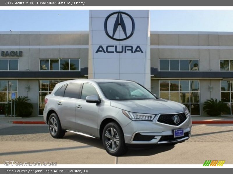 Lunar Silver Metallic / Ebony 2017 Acura MDX