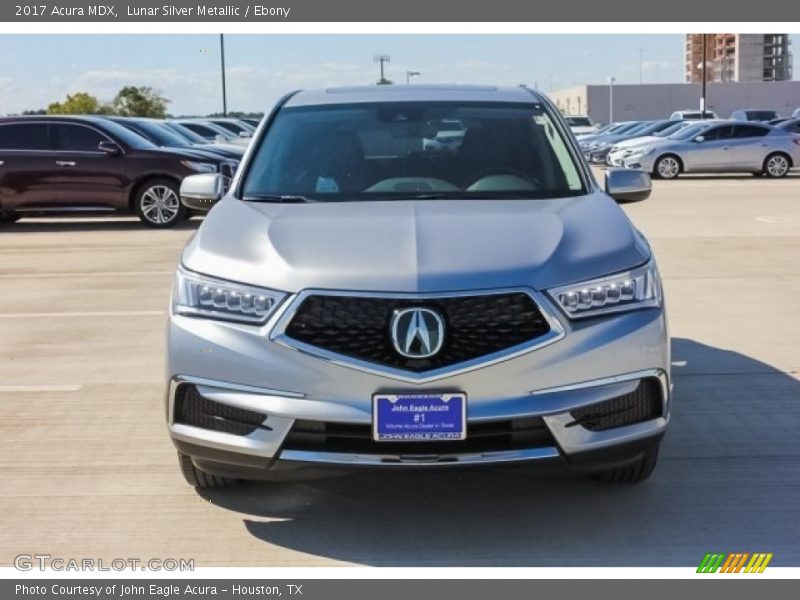 Lunar Silver Metallic / Ebony 2017 Acura MDX