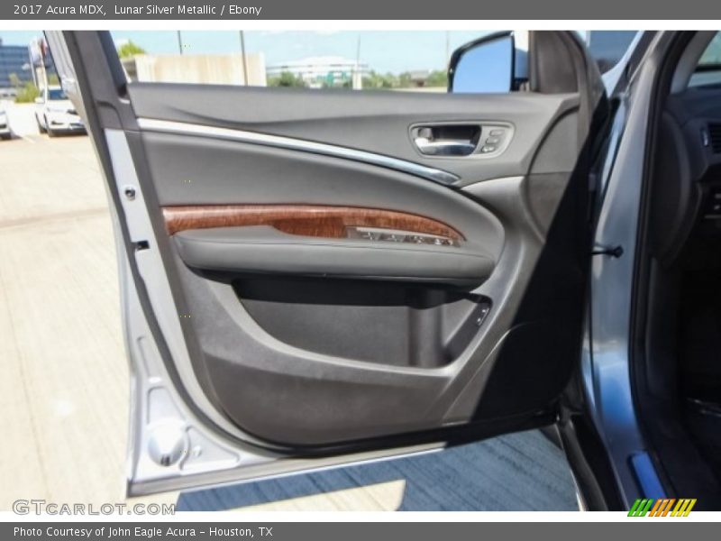 Lunar Silver Metallic / Ebony 2017 Acura MDX