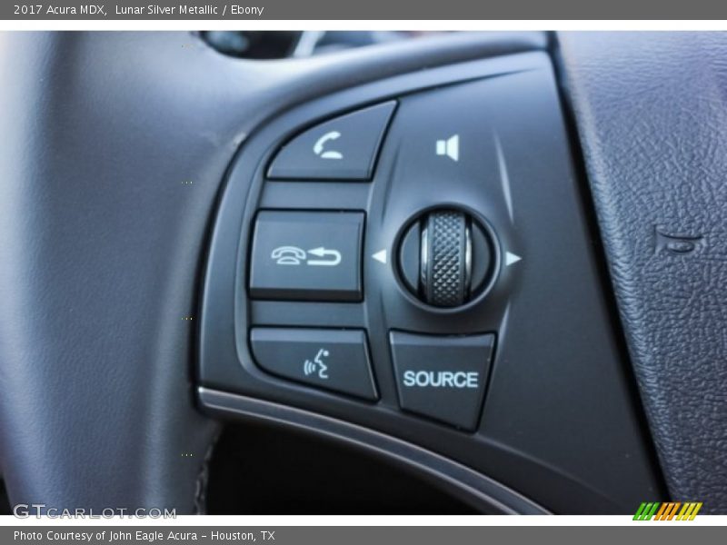 Lunar Silver Metallic / Ebony 2017 Acura MDX