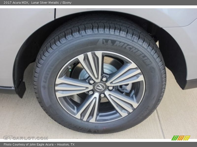 Lunar Silver Metallic / Ebony 2017 Acura MDX