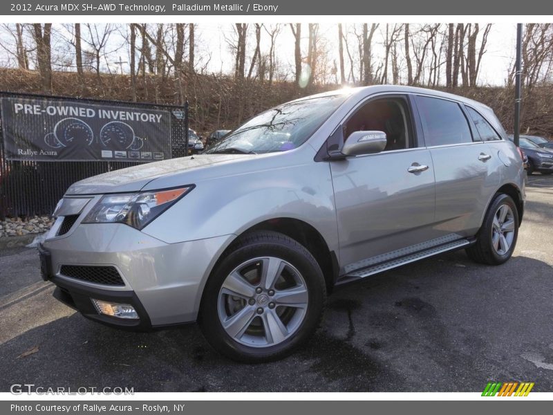 Palladium Metallic / Ebony 2012 Acura MDX SH-AWD Technology
