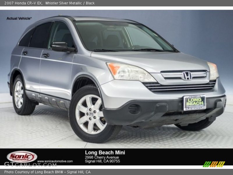 Whistler Silver Metallic / Black 2007 Honda CR-V EX