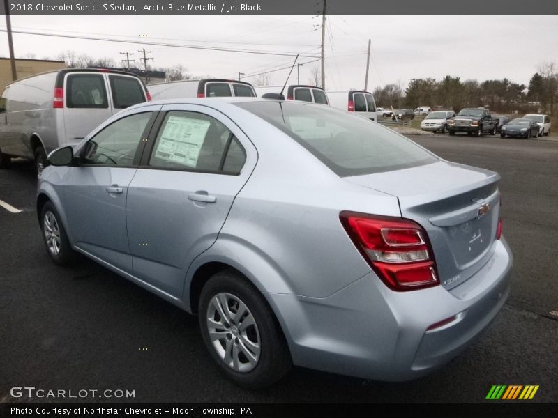 Arctic Blue Metallic / Jet Black 2018 Chevrolet Sonic LS Sedan