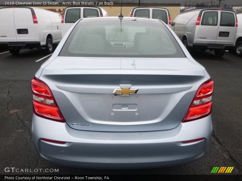 Arctic Blue Metallic / Jet Black 2018 Chevrolet Sonic LS Sedan