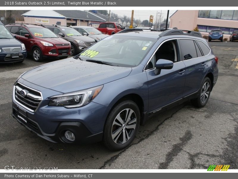 Twilight Blue Metallic / Black 2018 Subaru Outback 2.5i Limited
