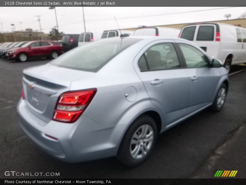 Arctic Blue Metallic / Jet Black 2018 Chevrolet Sonic LS Sedan