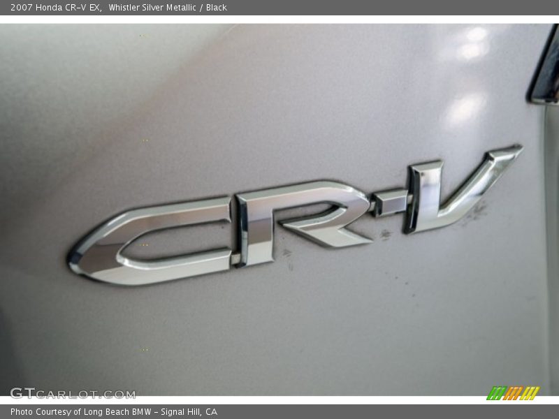 Whistler Silver Metallic / Black 2007 Honda CR-V EX
