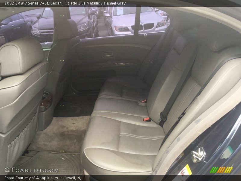 Toledo Blue Metallic / Flannel Grey 2002 BMW 7 Series 745Li Sedan