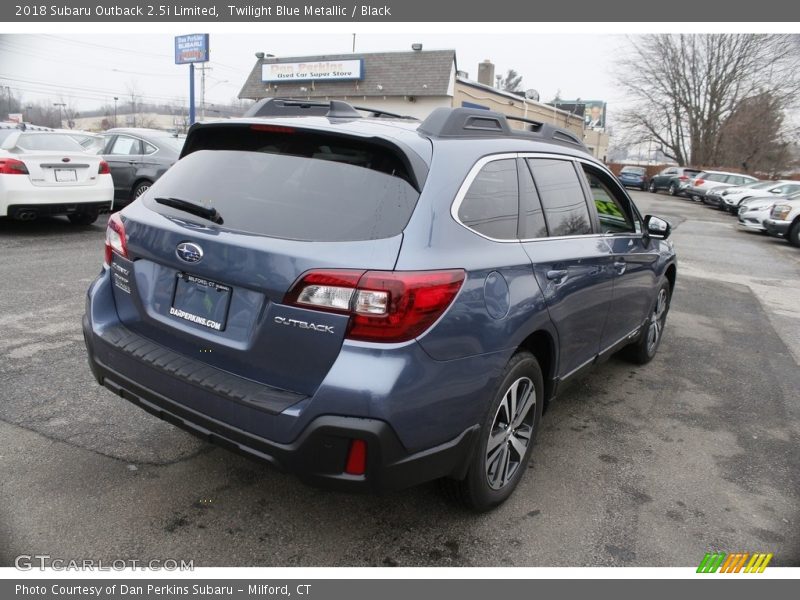Twilight Blue Metallic / Black 2018 Subaru Outback 2.5i Limited