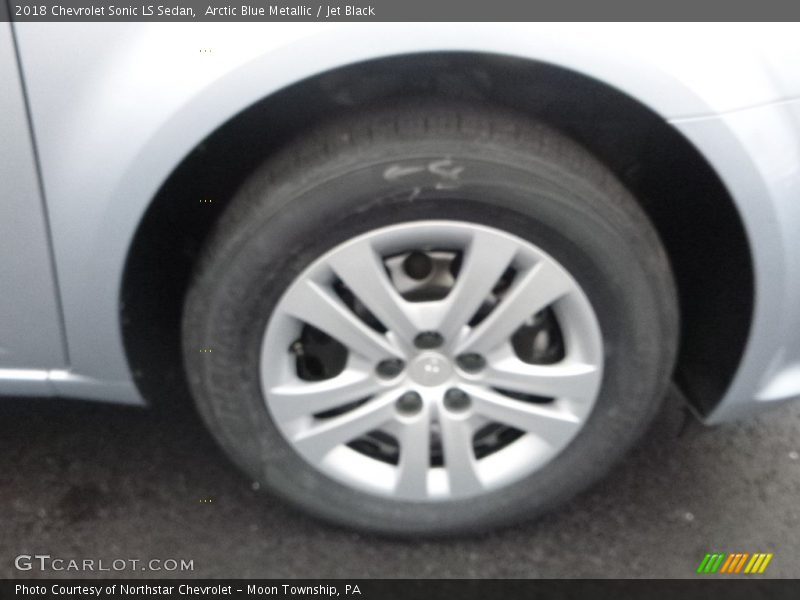 Arctic Blue Metallic / Jet Black 2018 Chevrolet Sonic LS Sedan