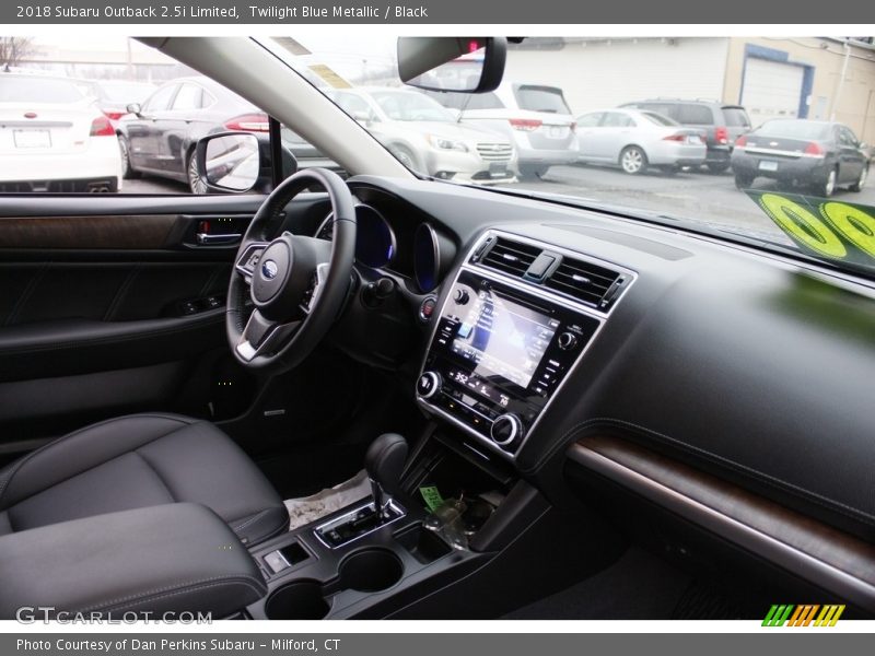 Twilight Blue Metallic / Black 2018 Subaru Outback 2.5i Limited