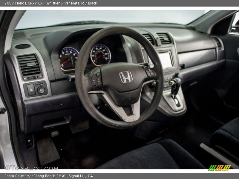 Whistler Silver Metallic / Black 2007 Honda CR-V EX