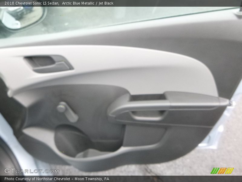 Arctic Blue Metallic / Jet Black 2018 Chevrolet Sonic LS Sedan