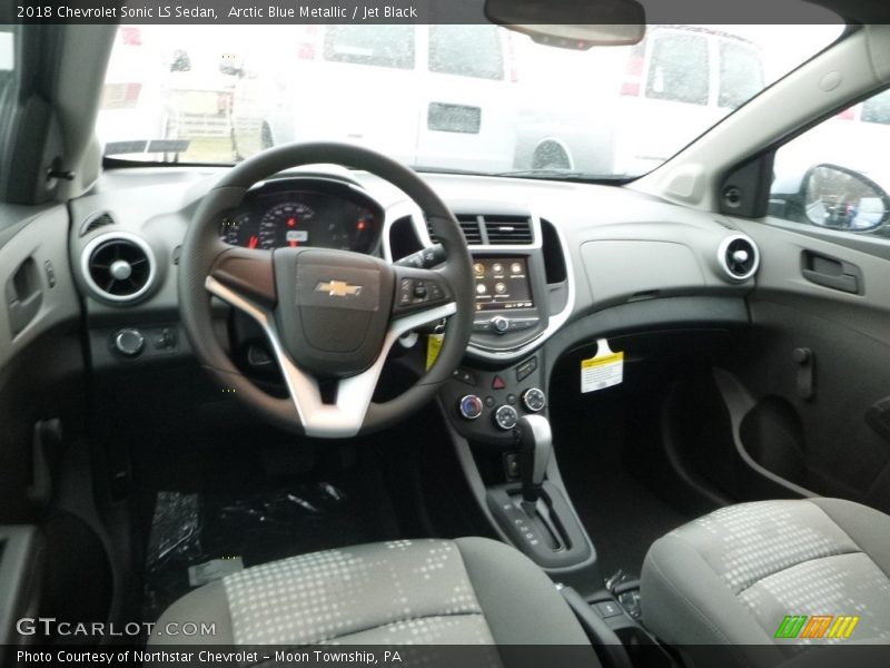 Arctic Blue Metallic / Jet Black 2018 Chevrolet Sonic LS Sedan