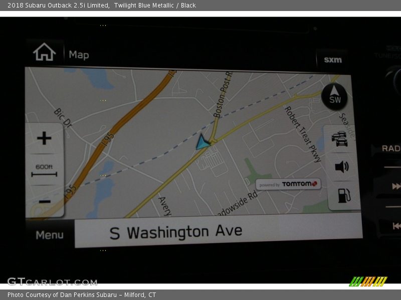 Twilight Blue Metallic / Black 2018 Subaru Outback 2.5i Limited