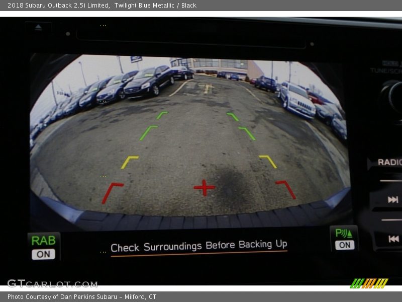 Twilight Blue Metallic / Black 2018 Subaru Outback 2.5i Limited