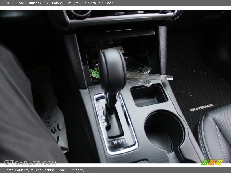 Twilight Blue Metallic / Black 2018 Subaru Outback 2.5i Limited