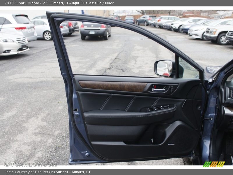 Twilight Blue Metallic / Black 2018 Subaru Outback 2.5i Limited