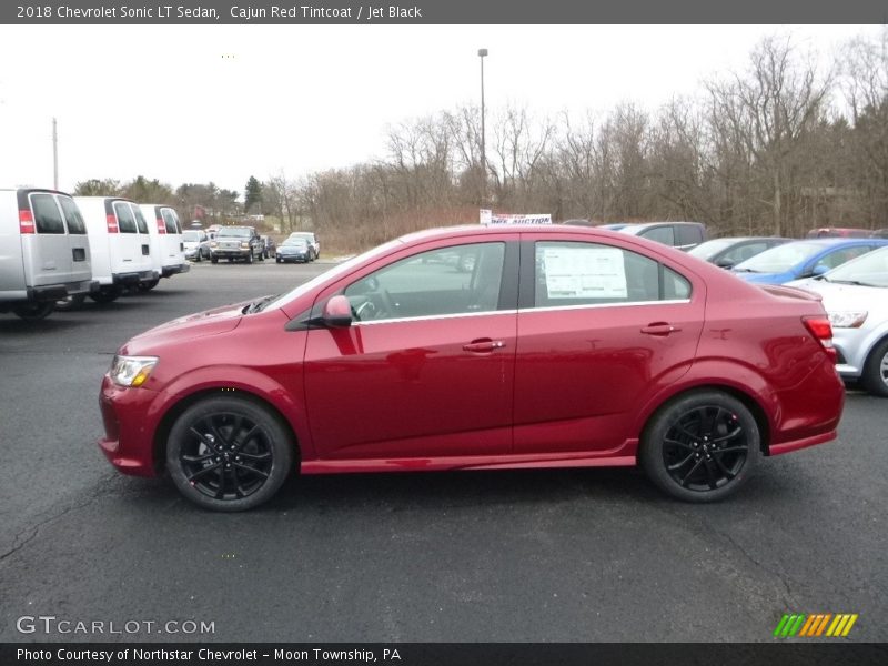  2018 Sonic LT Sedan Cajun Red Tintcoat