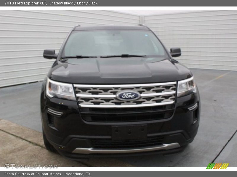 Shadow Black / Ebony Black 2018 Ford Explorer XLT