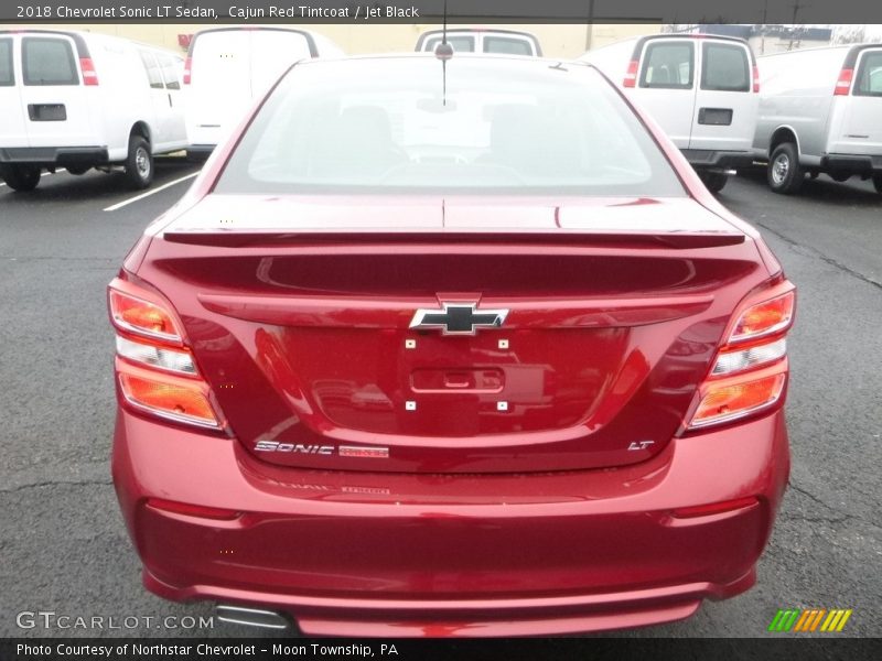 Cajun Red Tintcoat / Jet Black 2018 Chevrolet Sonic LT Sedan