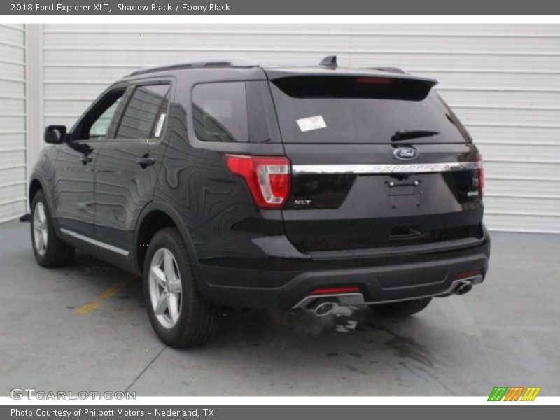 Shadow Black / Ebony Black 2018 Ford Explorer XLT