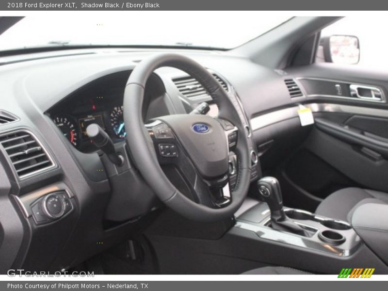 Shadow Black / Ebony Black 2018 Ford Explorer XLT