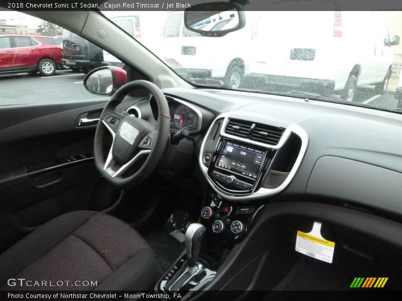 Cajun Red Tintcoat / Jet Black 2018 Chevrolet Sonic LT Sedan