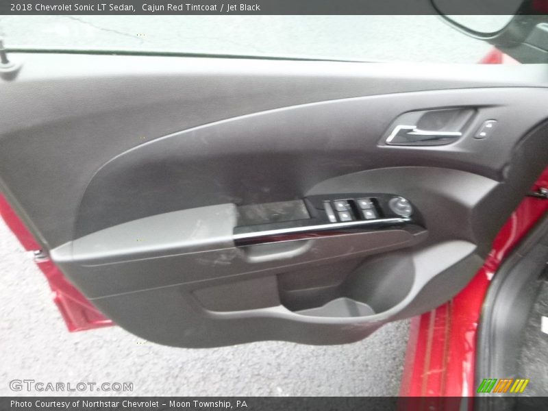 Cajun Red Tintcoat / Jet Black 2018 Chevrolet Sonic LT Sedan