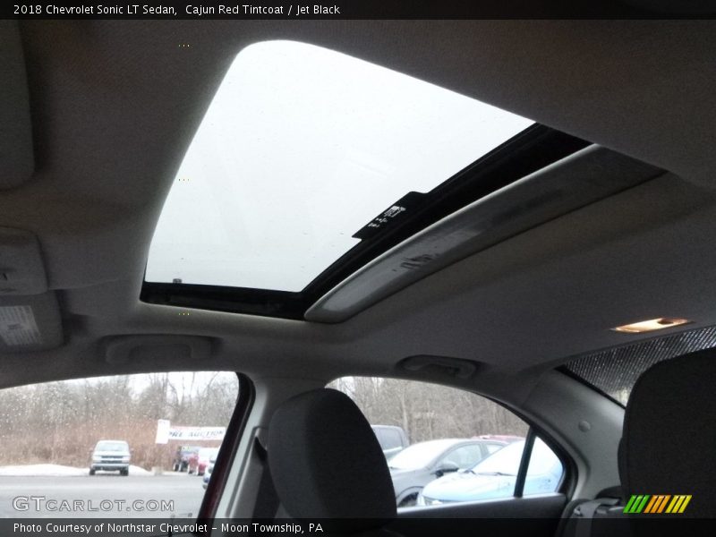 Cajun Red Tintcoat / Jet Black 2018 Chevrolet Sonic LT Sedan