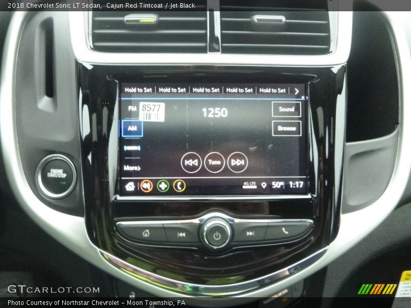 Cajun Red Tintcoat / Jet Black 2018 Chevrolet Sonic LT Sedan