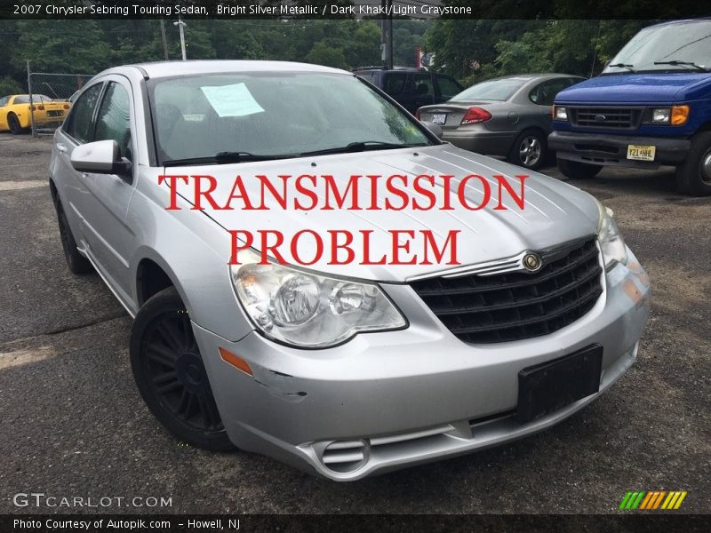 Bright Silver Metallic / Dark Khaki/Light Graystone 2007 Chrysler Sebring Touring Sedan