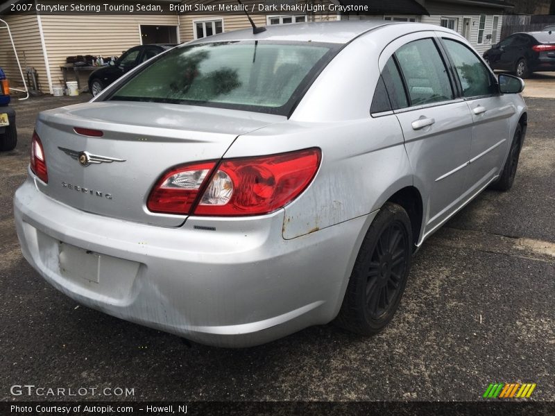 Bright Silver Metallic / Dark Khaki/Light Graystone 2007 Chrysler Sebring Touring Sedan