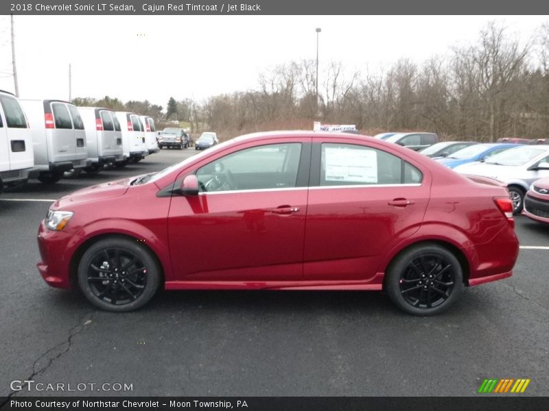  2018 Sonic LT Sedan Cajun Red Tintcoat