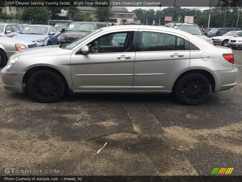 Bright Silver Metallic / Dark Khaki/Light Graystone 2007 Chrysler Sebring Touring Sedan