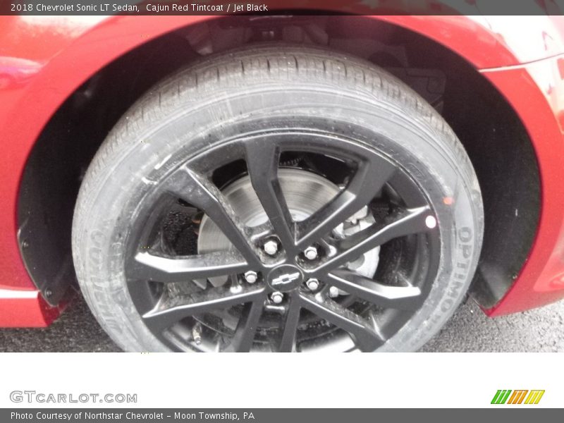 Cajun Red Tintcoat / Jet Black 2018 Chevrolet Sonic LT Sedan