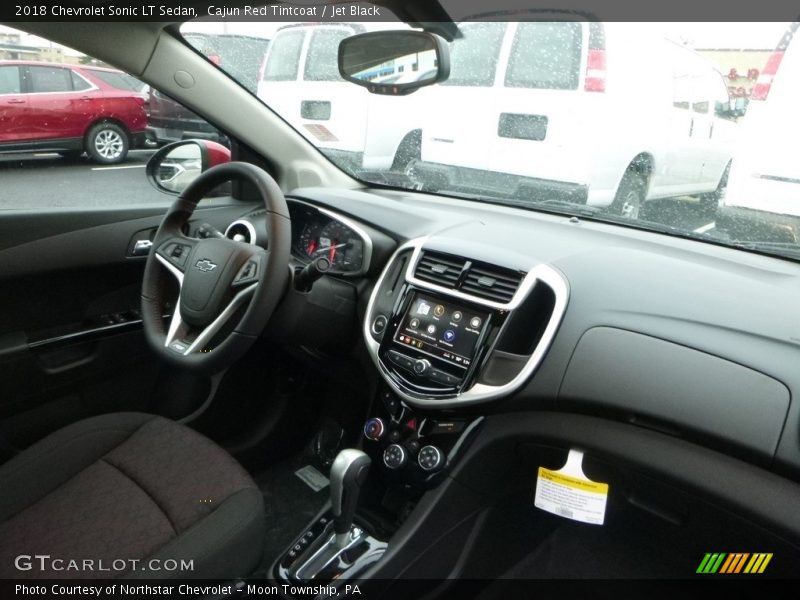 Cajun Red Tintcoat / Jet Black 2018 Chevrolet Sonic LT Sedan