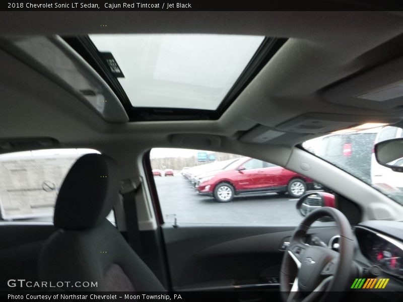 Cajun Red Tintcoat / Jet Black 2018 Chevrolet Sonic LT Sedan