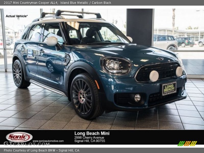 Island Blue Metallic / Carbon Black 2017 Mini Countryman Cooper ALL4